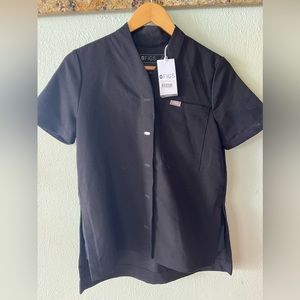Figs black scrub top. Brand new with tags